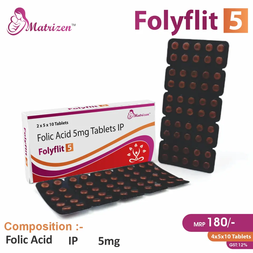 Folic Acid 5mg Tablet PCD Pharma Franchise